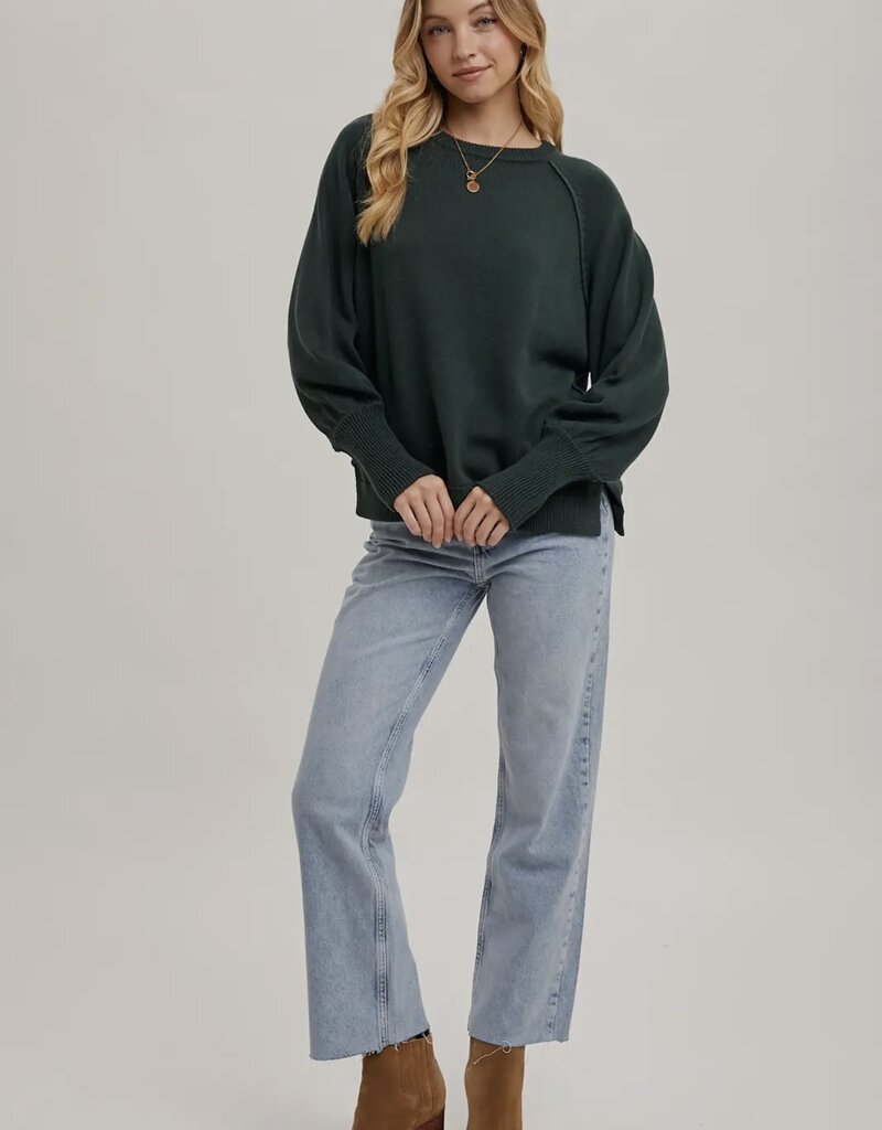 509 Broadway French Terry Knit Sweater