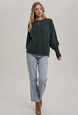 509 Broadway French Terry Knit Sweater