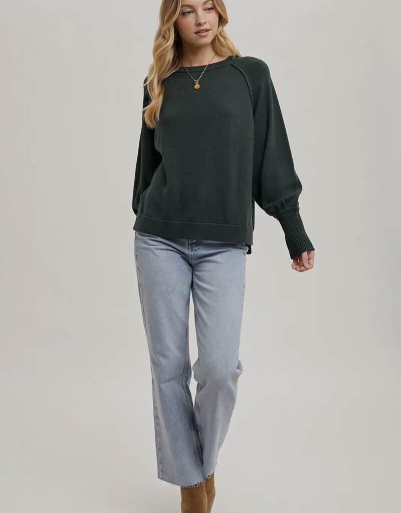 509 Broadway French Terry Knit Sweater
