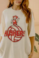 509 Broadway Nebraska Volleyball Mascot Tee