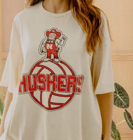 509 Broadway Nebraska Volleyball Mascot Tee