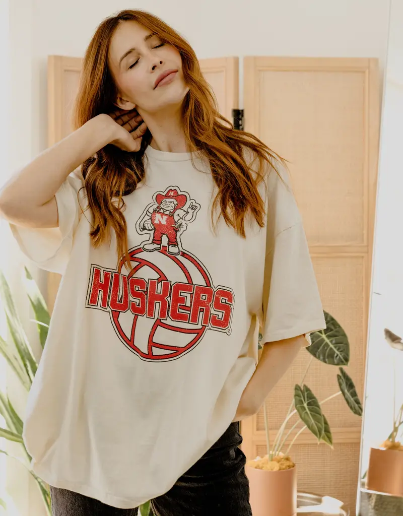 509 Broadway Nebraska Volleyball Mascot Tee