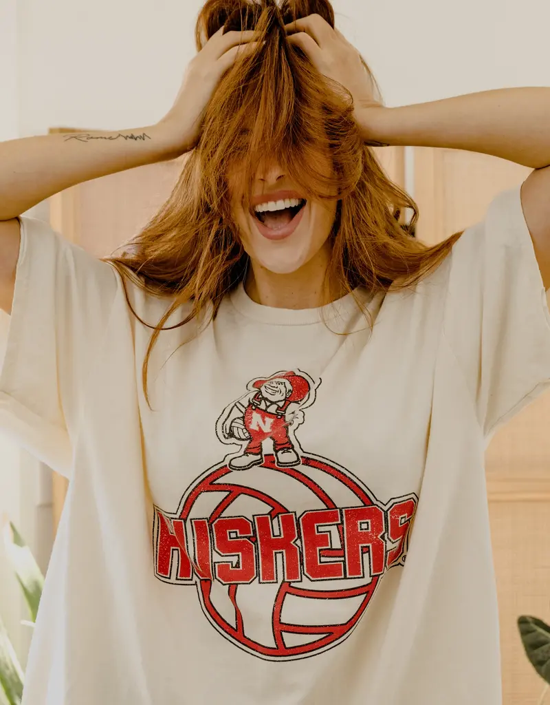 509 Broadway Nebraska Volleyball Mascot Tee