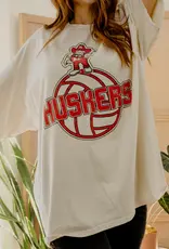 509 Broadway Nebraska Volleyball Mascot Tee