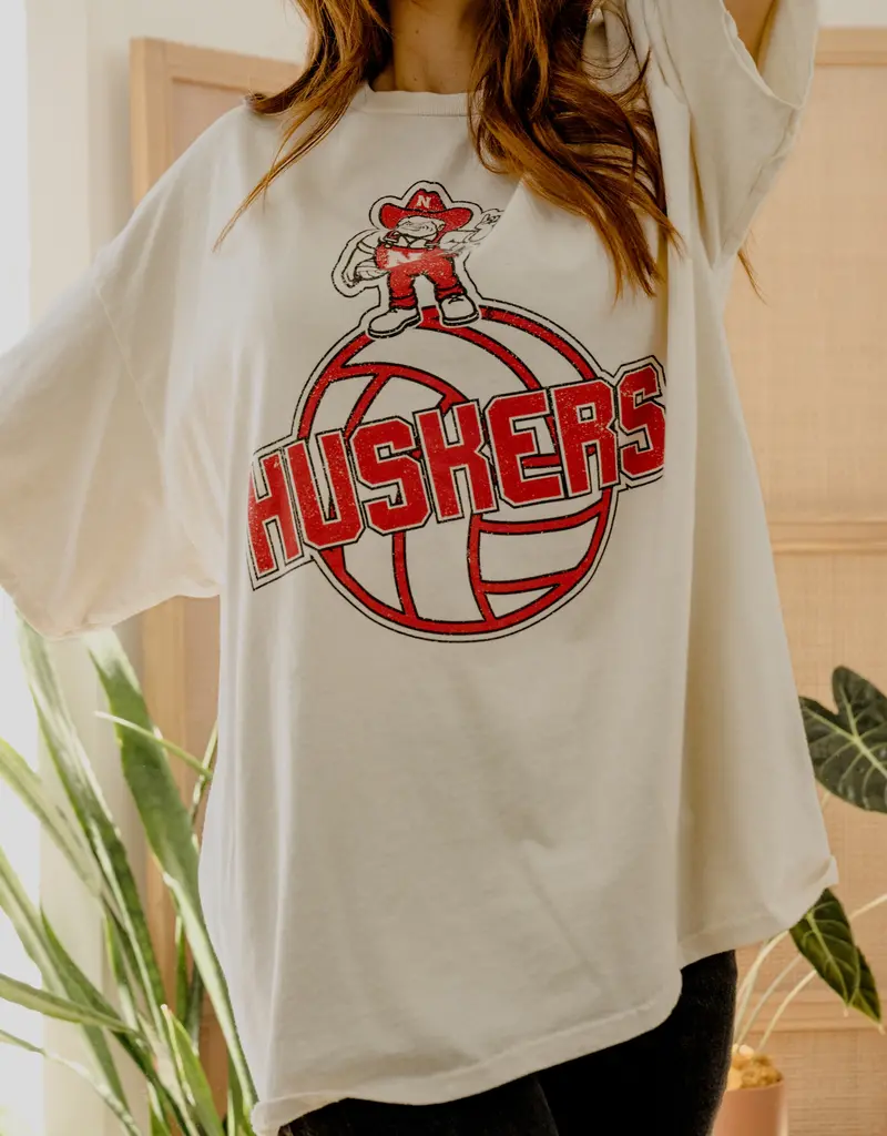 509 Broadway Nebraska Volleyball Mascot Tee