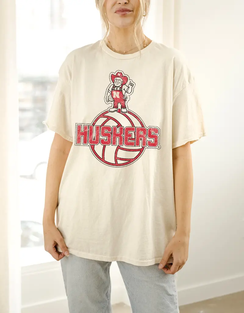 509 Broadway Nebraska Volleyball Mascot Tee