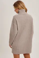 509 Broadway Turtle Neck Sweater Dress