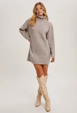 509 Broadway Turtle Neck Sweater Dress