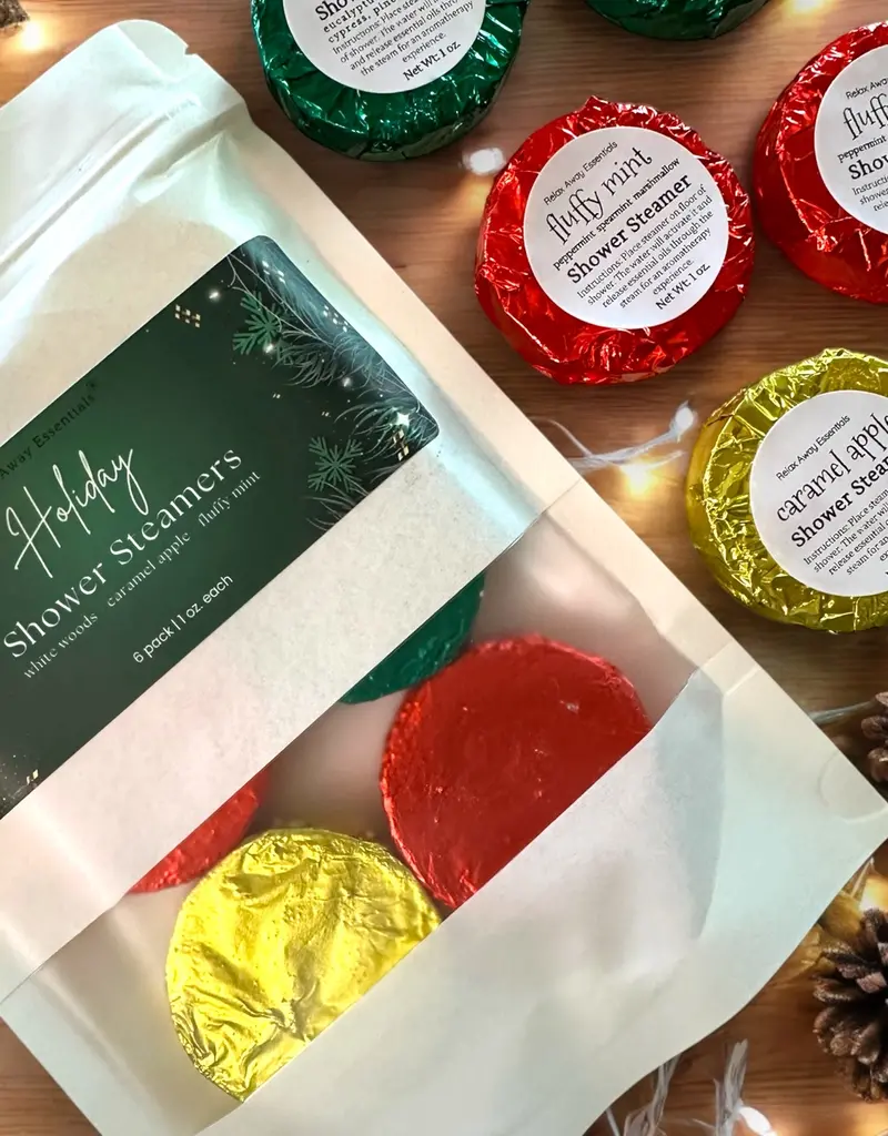 Relax Away Holiday Shower Steamer Pack