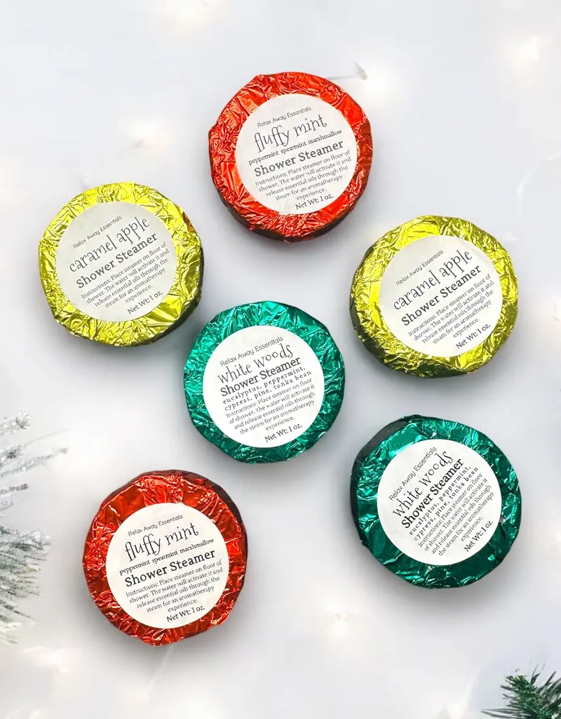 Relax Away Holiday Shower Steamer Pack