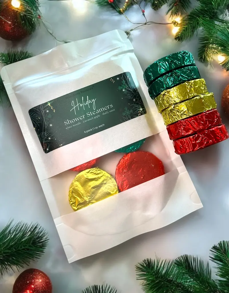 Relax Away Holiday Shower Steamer Pack