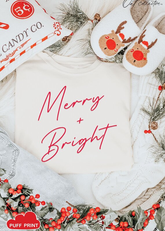 509 Broadway Merry & Bright Puff Tee