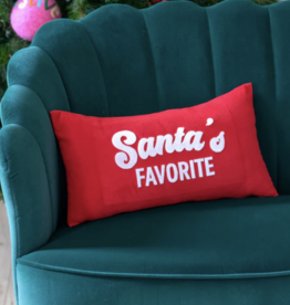 Shiraleah Santa's Favorite Pillow