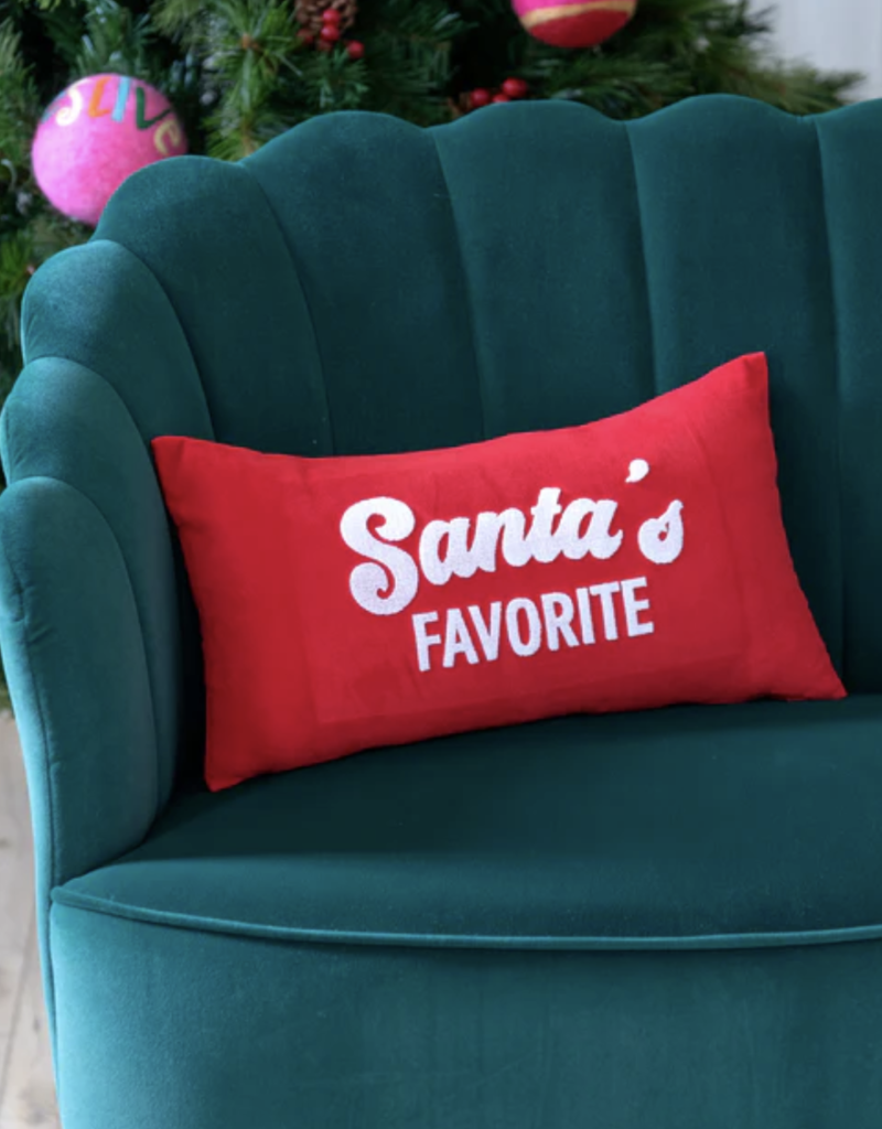 Shiraleah Santa's Favorite Pillow