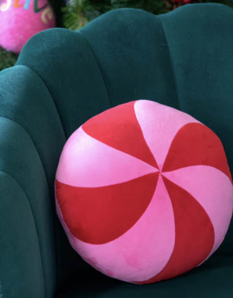 Shiraleah Peppermint Candy Cane Pillow
