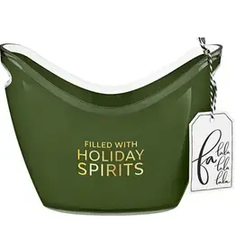 509 Broadway Acrylic Holiday Beverage Bucket