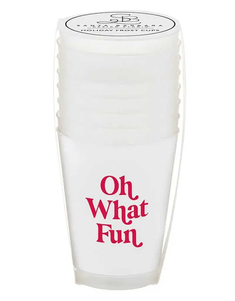 509 Broadway Oh What Fun Frosted Cup