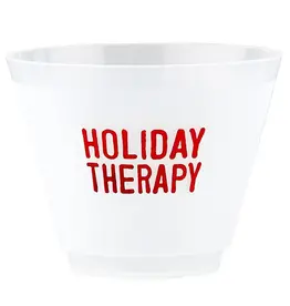 509 Broadway Holiday Therapy Frosted Cup