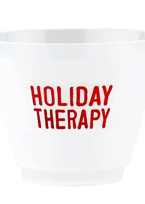 509 Broadway Holiday Therapy Frosted Cup