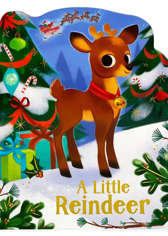 509 Broadway A Little Reindeer Shaped Christmas Board Book