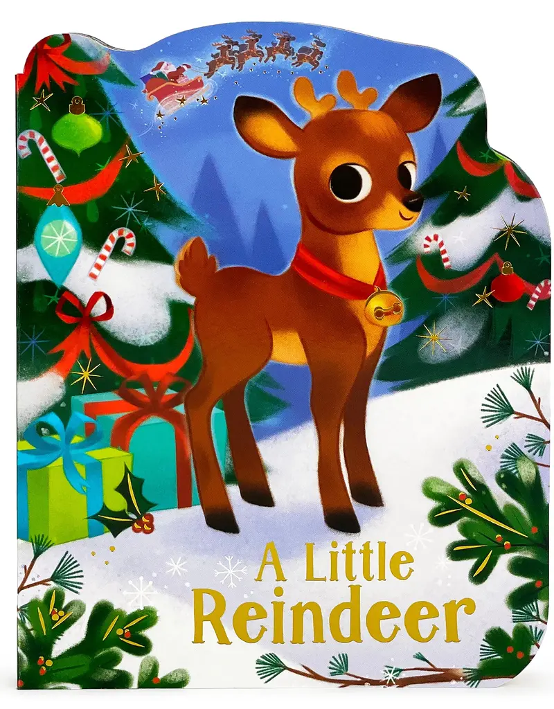 509 Broadway A Little Reindeer Shaped Christmas Board Book