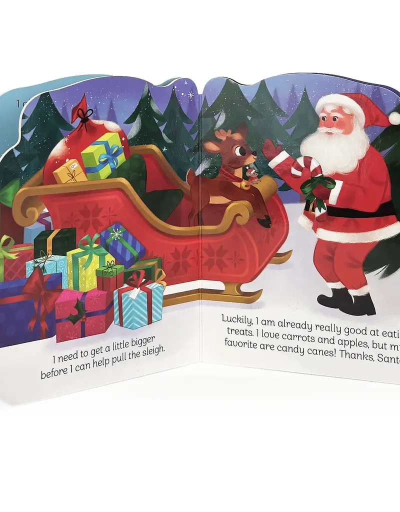 509 Broadway A Little Reindeer Shaped Christmas Board Book