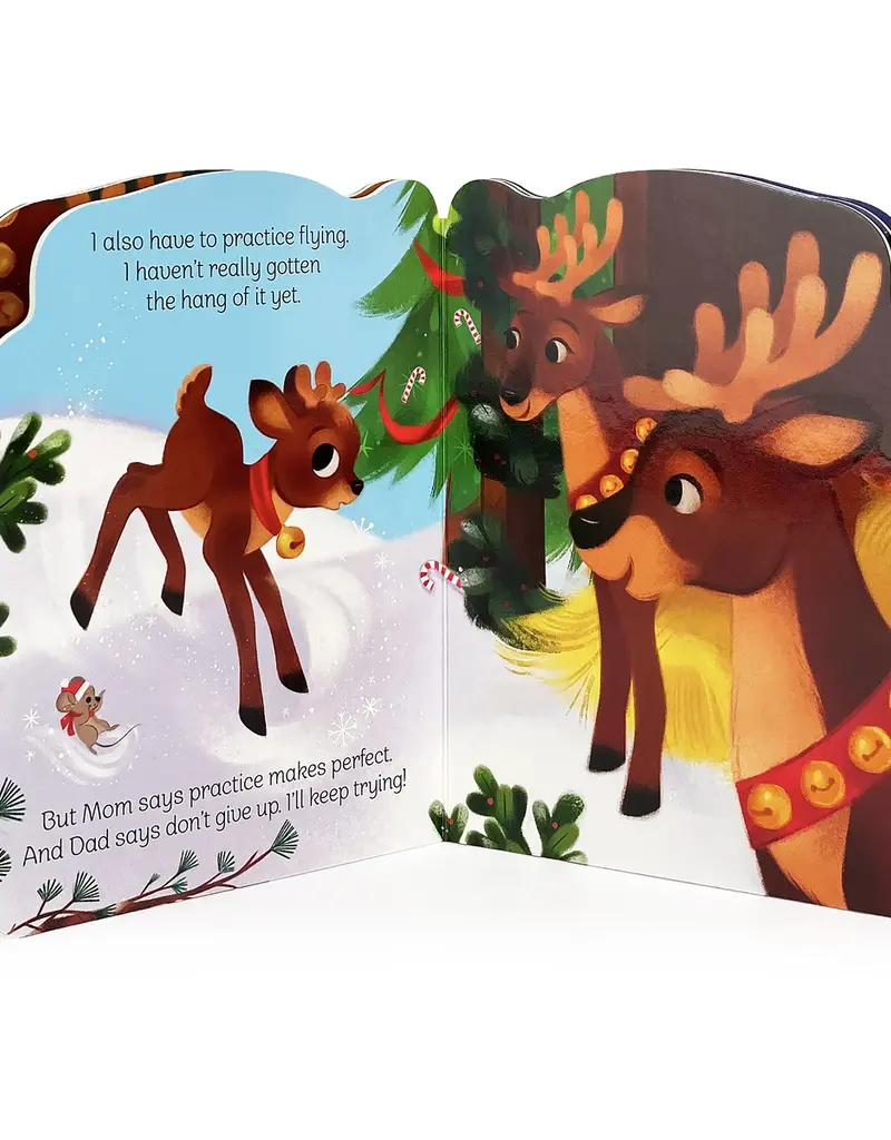 509 Broadway A Little Reindeer Shaped Christmas Board Book