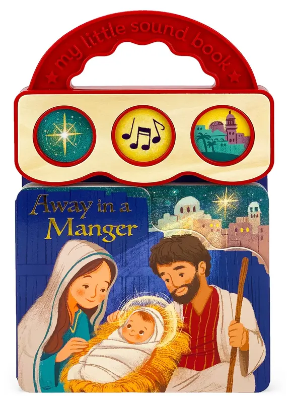 509 Broadway Away in A Manger Nativity 3-Button Jesus Sound Book