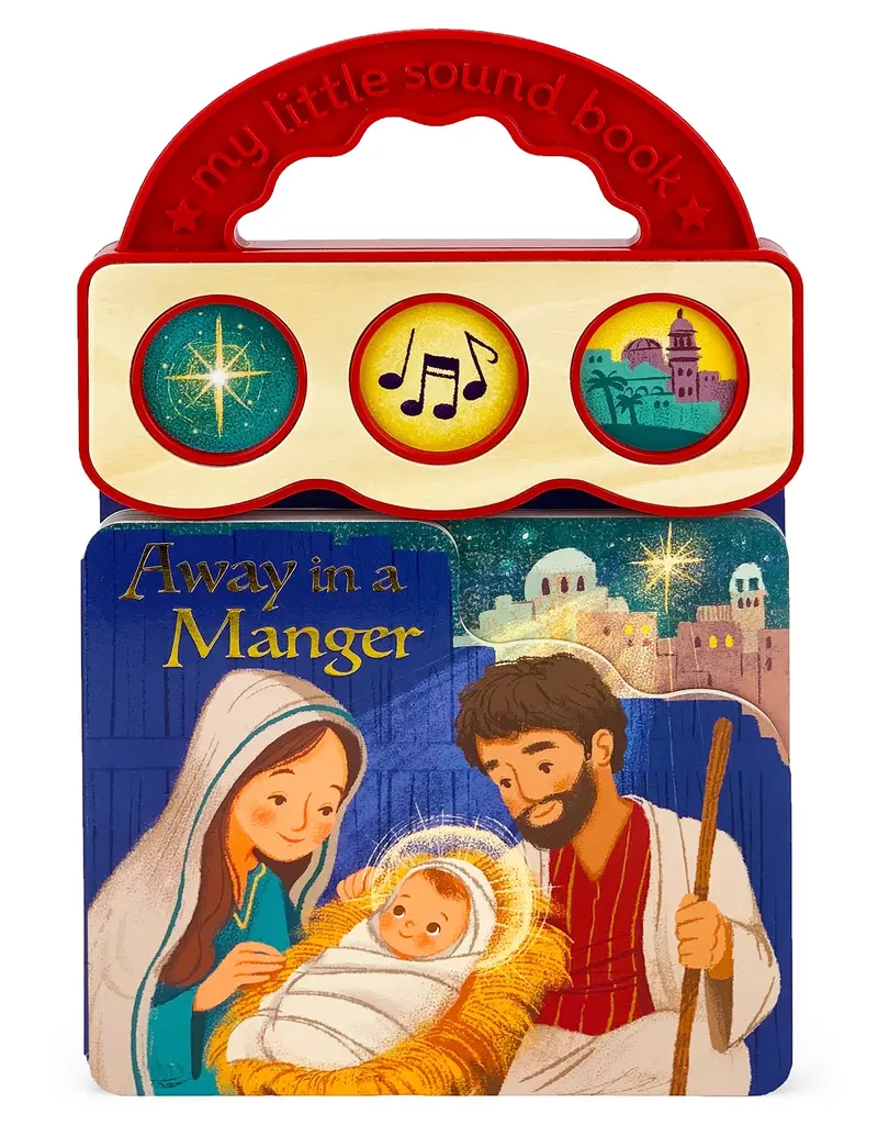 509 Broadway Away in A Manger Nativity 3-Button Jesus Sound Book