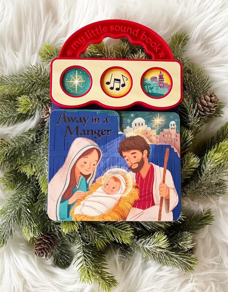 509 Broadway Away in A Manger Nativity 3-Button Jesus Sound Book