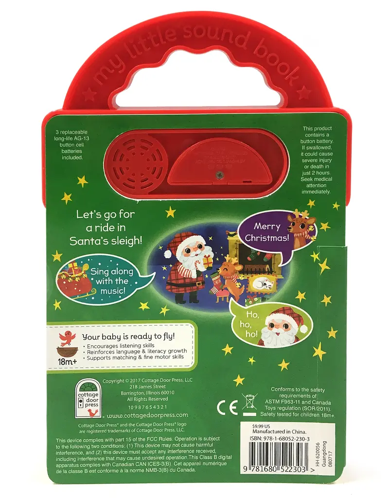 509 Broadway Jingle Bells 3-Button Christmas Sound Book