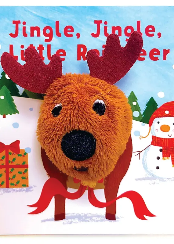 509 Broadway Jingle, Jingle, Little Reindeer Finger Puppet Board Book