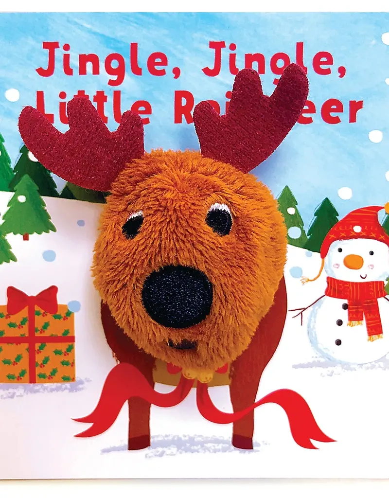 509 Broadway Jingle, Jingle, Little Reindeer Finger Puppet Board Book