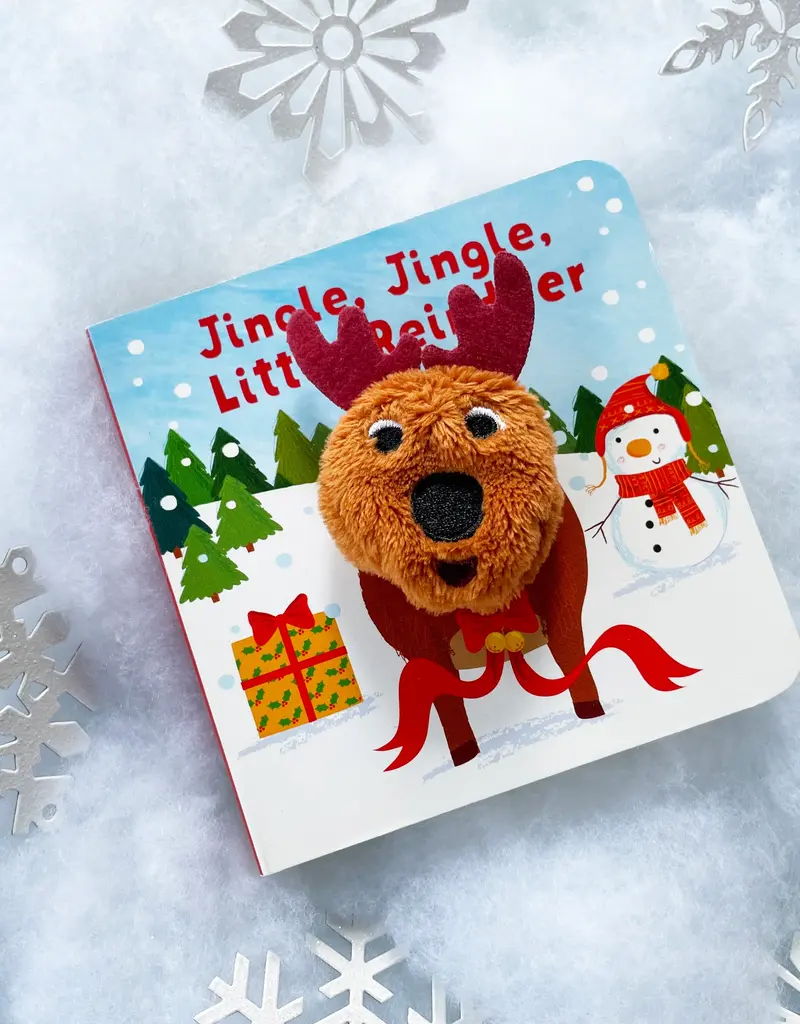 509 Broadway Jingle, Jingle, Little Reindeer Finger Puppet Board Book