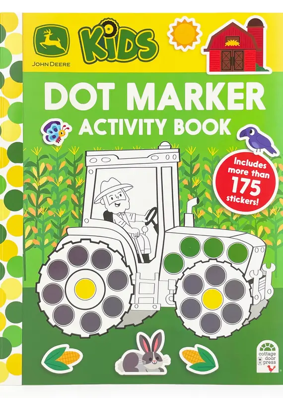 509 Broadway John Deere Kids Dot Marker Farm Activity Book