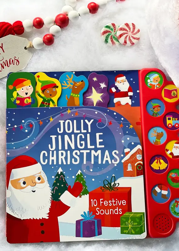 509 Broadway Jolly Jingle Christmas 10-Button Sound Book