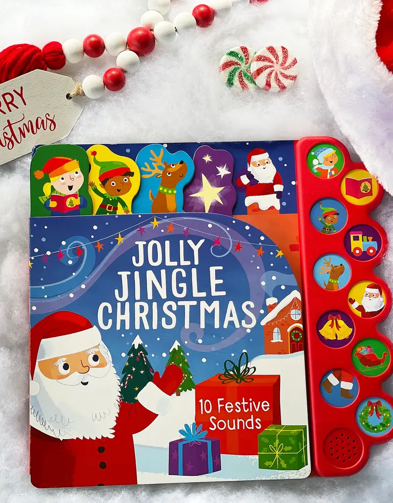 509 Broadway Jolly Jingle Christmas 10-Button Sound Book