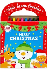 509 Broadway Merry Christmas Coloring Book with Crayons Set
