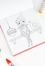 509 Broadway Merry Christmas Coloring Book with Crayons Set