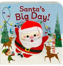 509 Broadway Santa's Big Day Finger Puppet Board Book