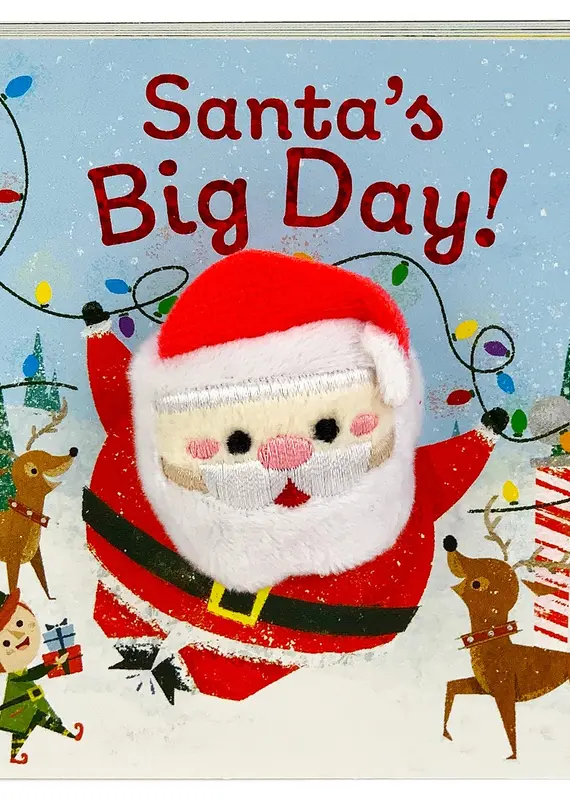 509 Broadway Santa's Big Day Finger Puppet Board Book