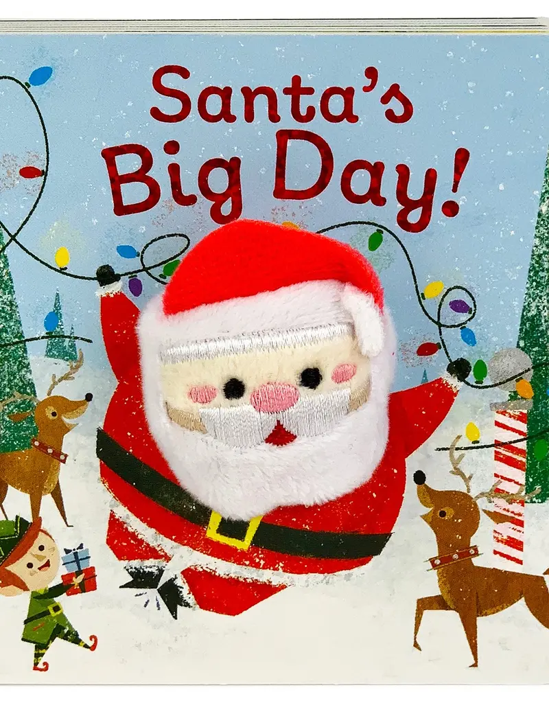 509 Broadway Santa's Big Day Finger Puppet Board Book