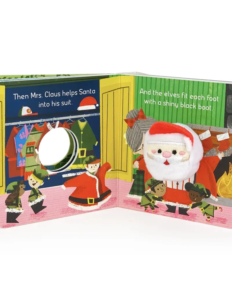509 Broadway Santa's Big Day Finger Puppet Board Book