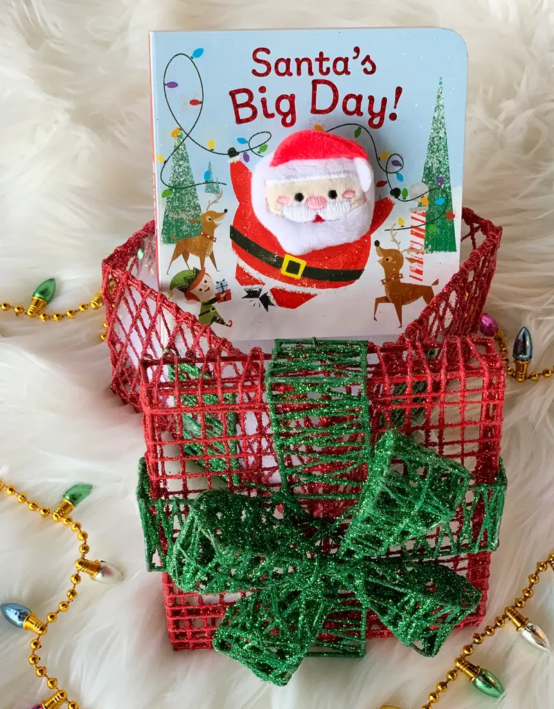 509 Broadway Santa's Big Day Finger Puppet Board Book