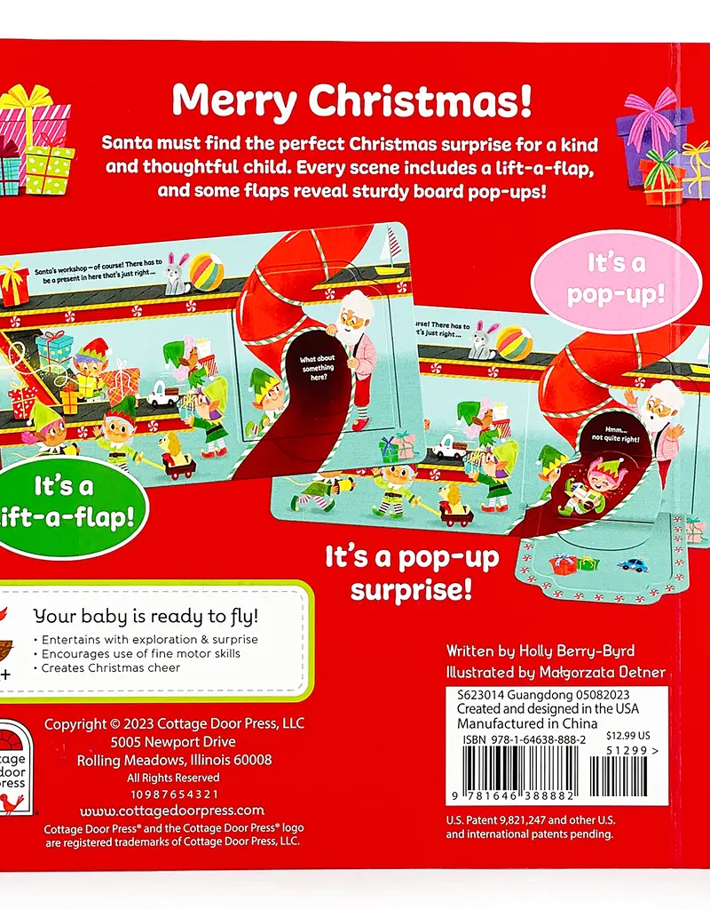 509 Broadway Santa's Special Christmas Gift Lift-A-Flap Board Book