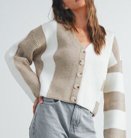 509 Broadway Color Block Cardigan