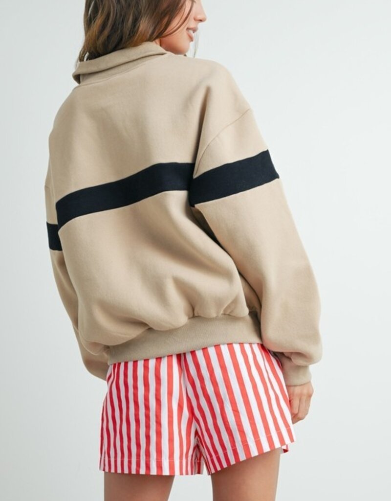 509 Broadway Collar Sweatshirt