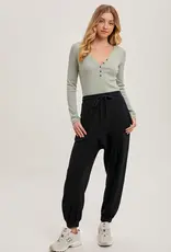 509 Broadway Drawstring Jogger Knit Pants