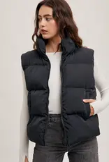 509 Broadway Zipper Front Puffer Vest