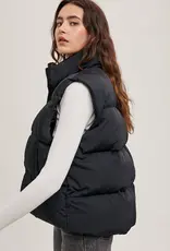 509 Broadway Zipper Front Puffer Vest